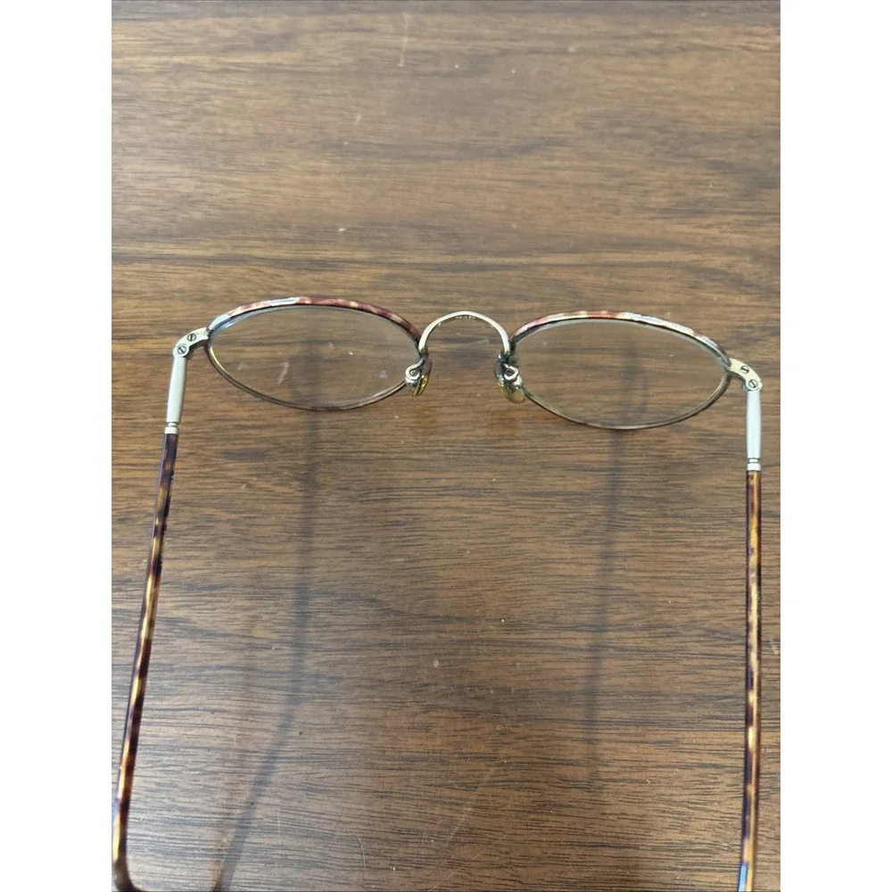 GIORGIO ARMANI EYEGLASSES 186-721 TORTOISE FINISH METAL Frames Italy 51-20-145